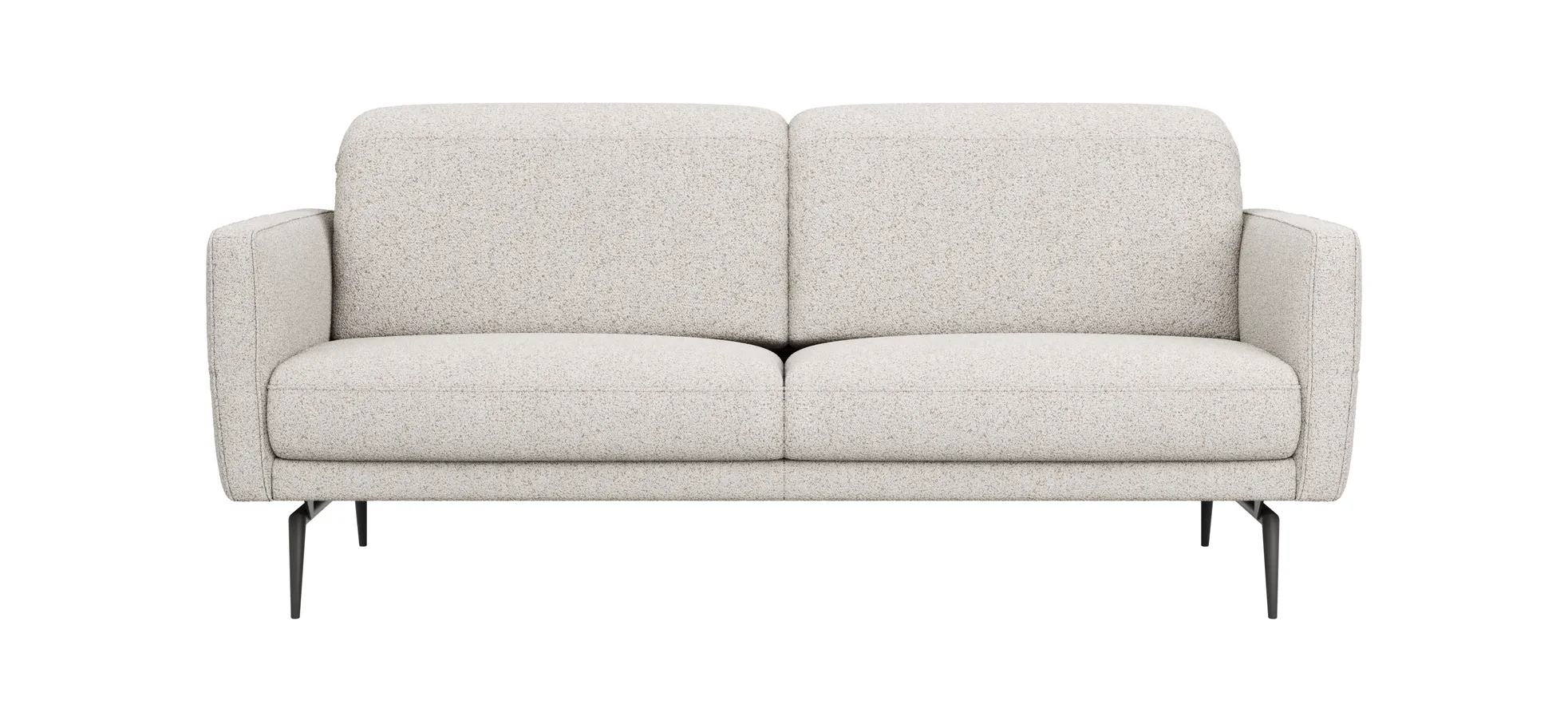 Sofa Estrela 2.0 - 2,5-Sitzer inkl. Kopfteil/Armteil verstellbar und Sitzvorzug motorisch, Stoff, Creme 143979