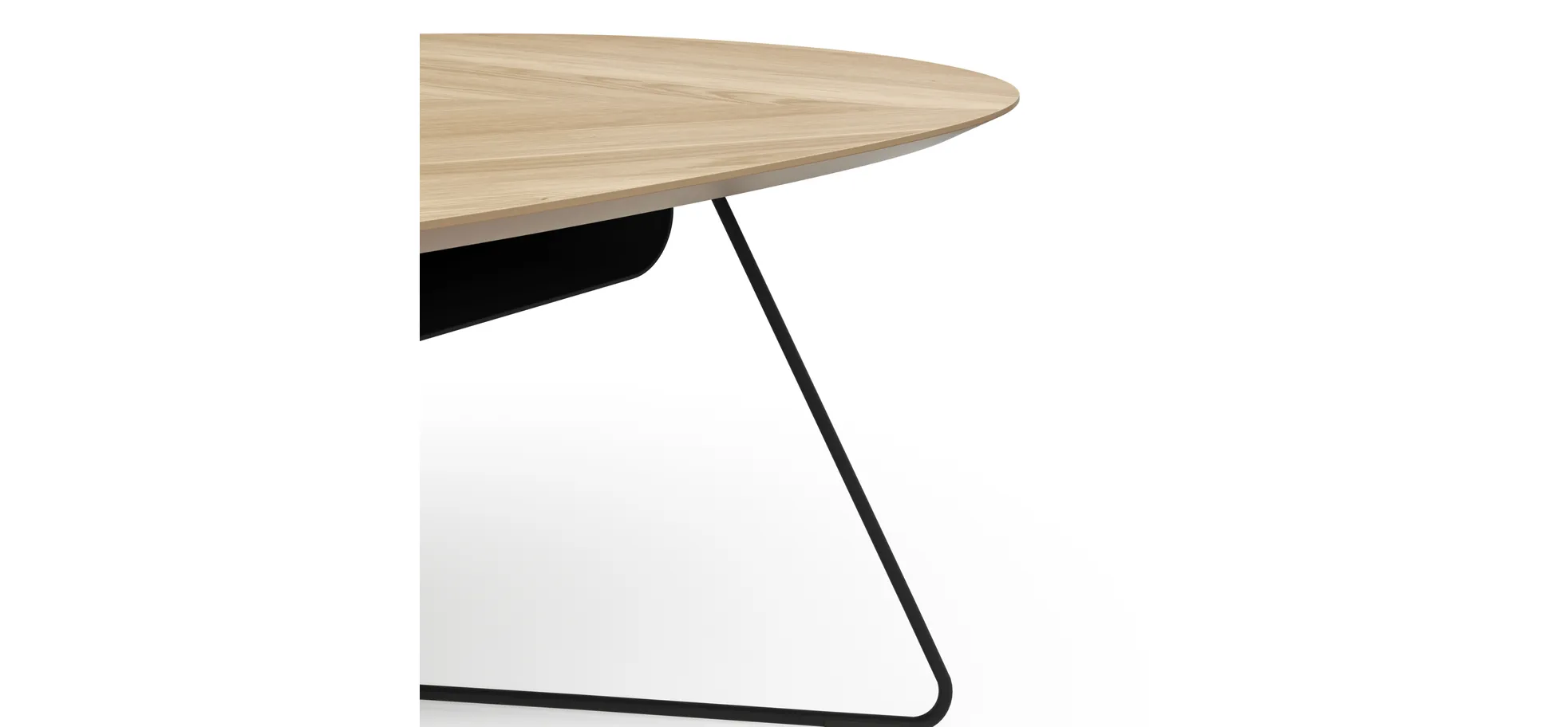 Couchtisch Fano - LBH ca. 121x75x38 cm, Eiche natur, Furnier