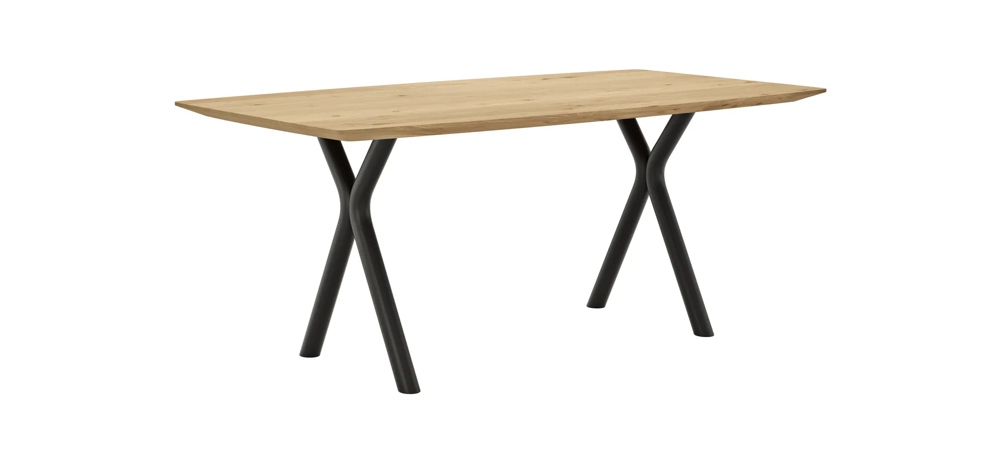Esstisch 3150 - LB ca. 180x100 cm, Eiche massiv geölt 103288