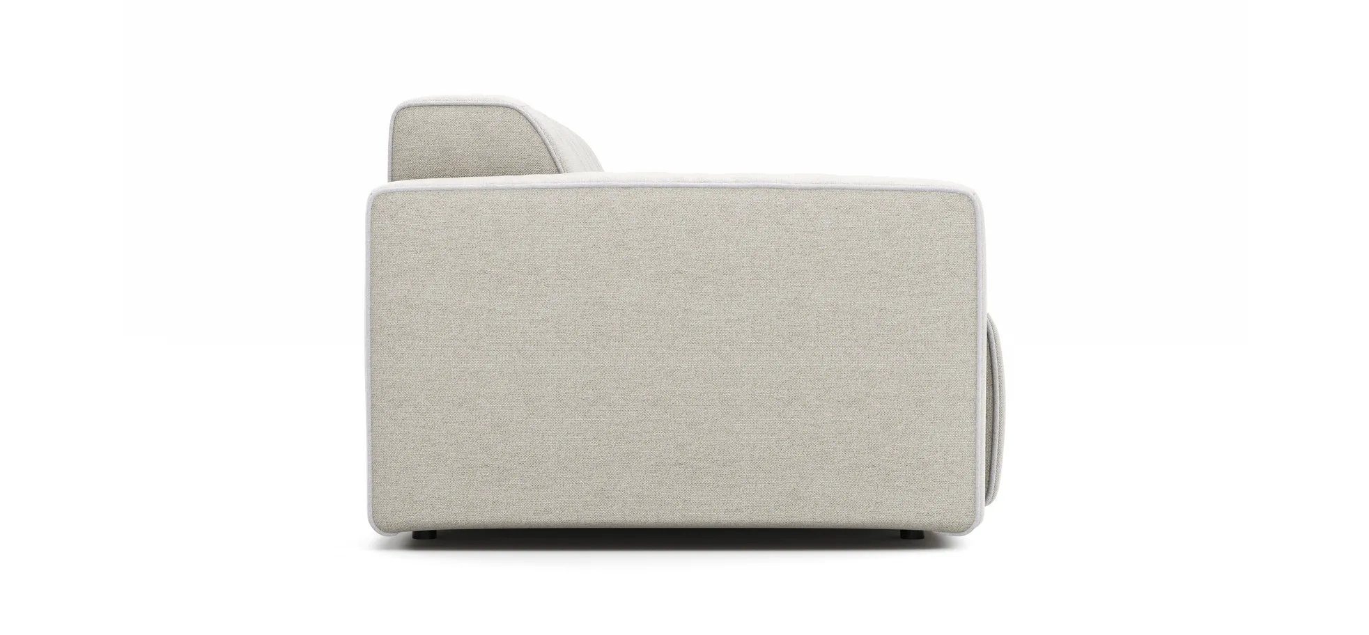 Sofa Elementos - 3-Sitzer, Stoff, Natur