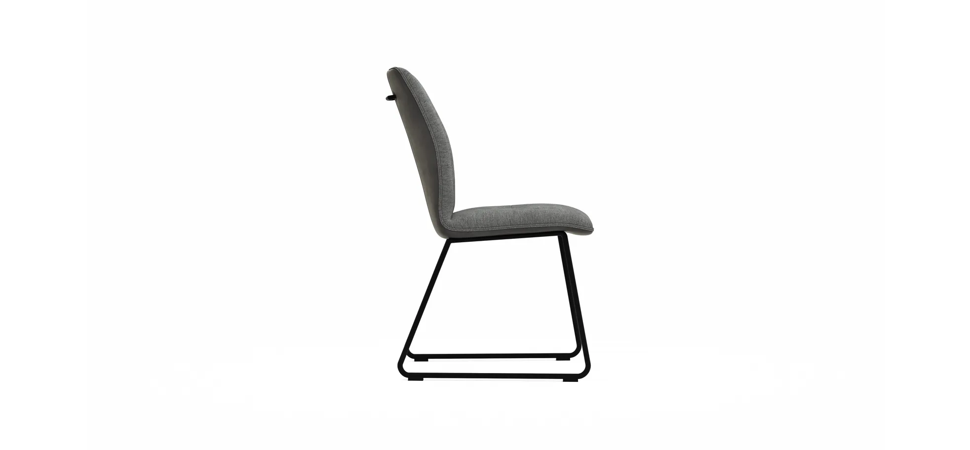 Stuhl Dinner - Stoff, Grau