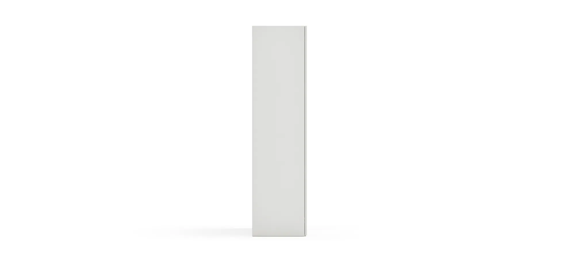 Drehtürenschrank Loretto - B ca. 254 cm, Melamin matt, Weiß