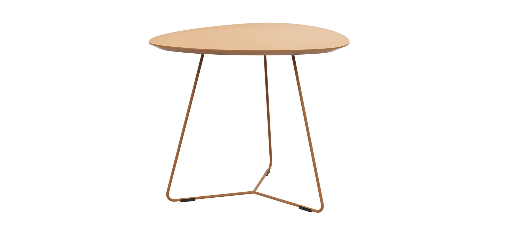 Ecktisch Fano - LBH ca. 59x50x50 cm, Fenix, Beige 147382