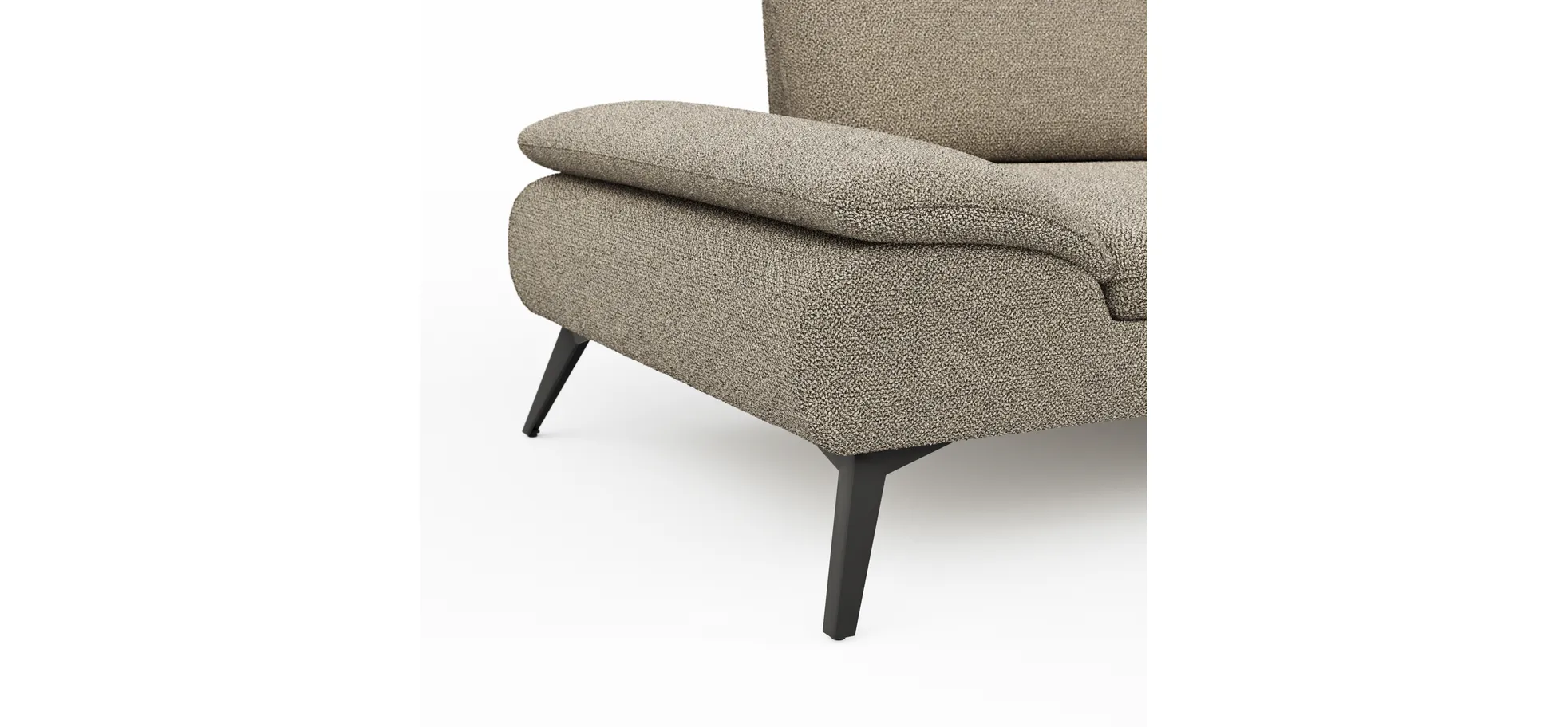 Sofa Collina - 3-Sitzer, Stoff, Beige