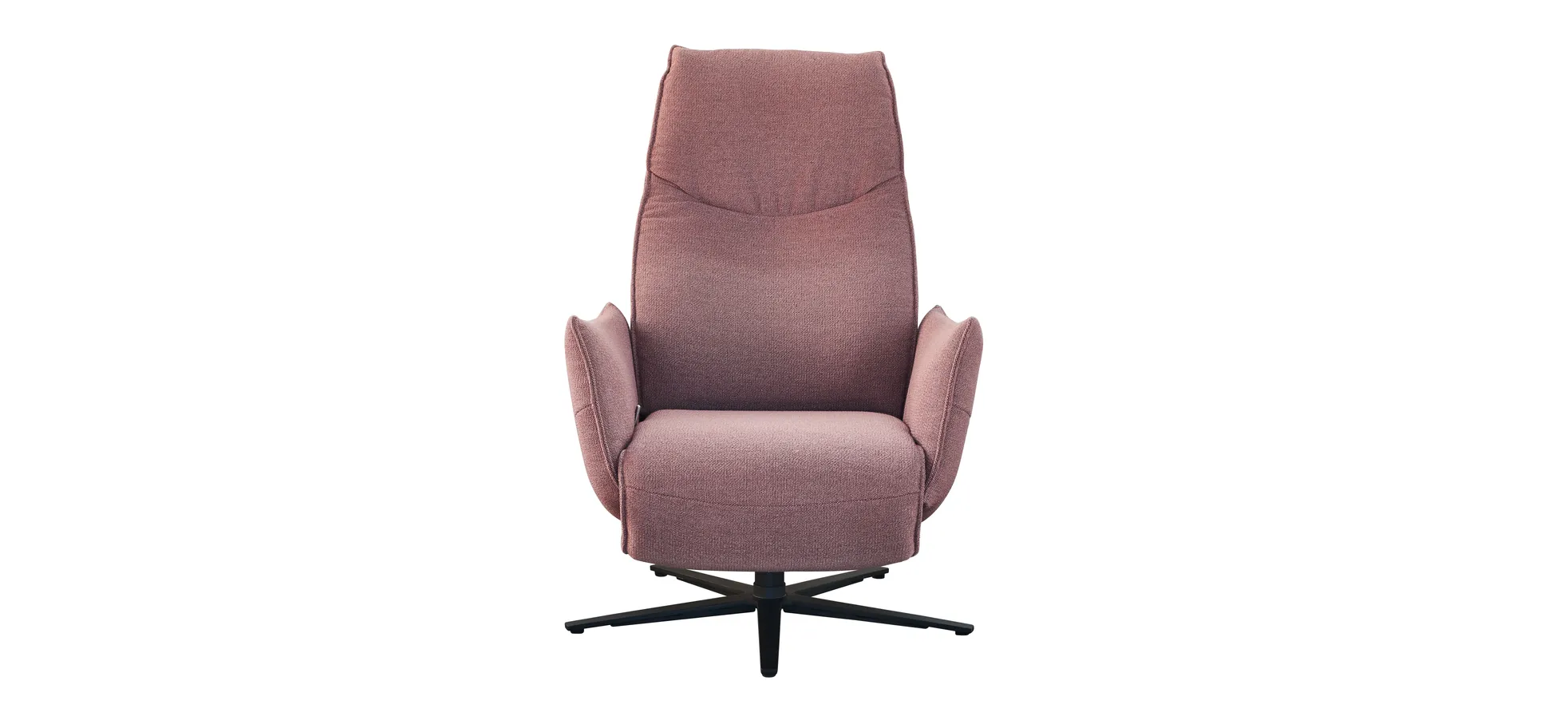 Relaxsessel Marsala - Relaxfunktion (motorisch), Stoff, Altrosa