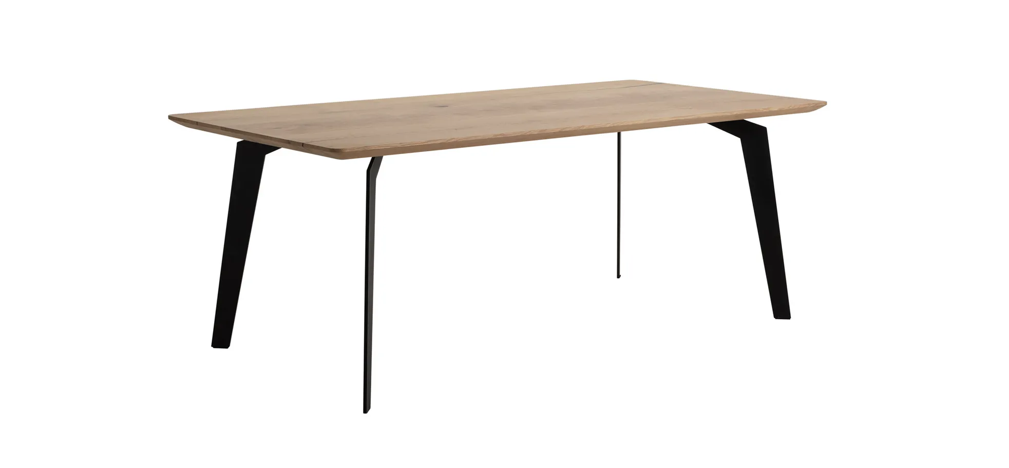 Esstisch Belena - LB ca. 200x100 cm, Eiche massiv 146141
