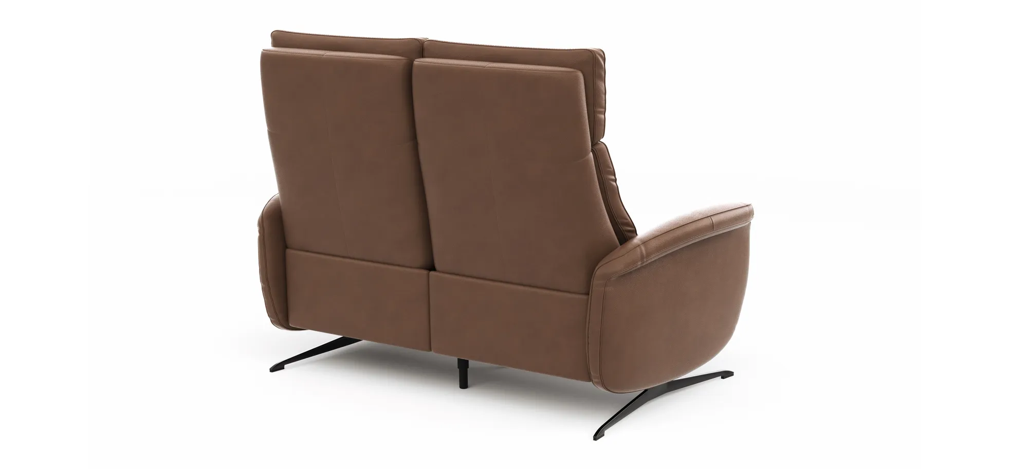 Sofa Sitz.Konzept Sofa - 2,5-Sitzer inkl. Relaxfunktion (motorisch) und Kopfteilverstellung, Leder, Cognac