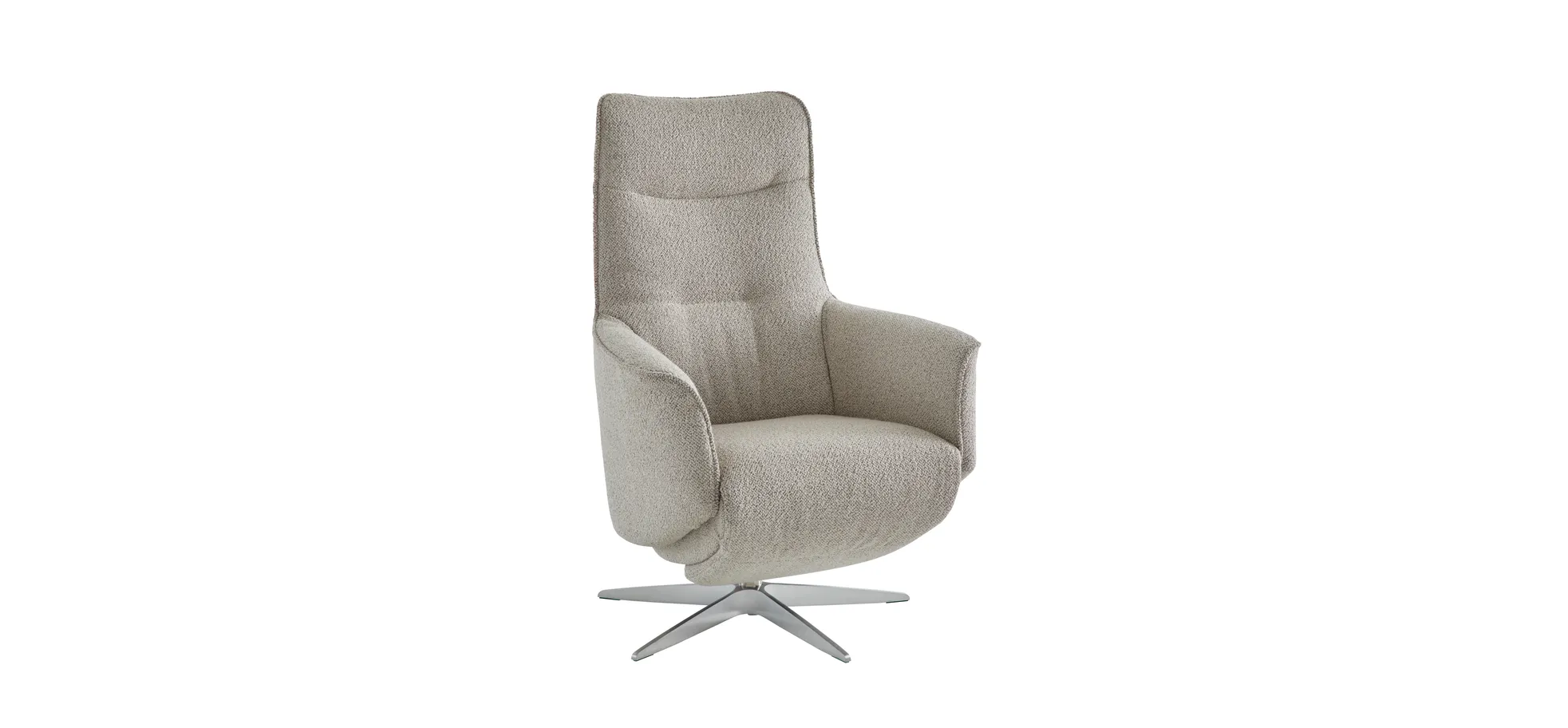 Relaxsessel Riposo - inkl. motorischer Relaxfunktion mit Aufstehhilfe, Stoff, Graubeige 1449815