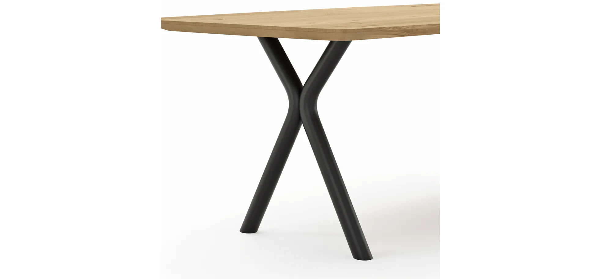 Esstisch 3150 - LB ca. 200x100 cm, Eiche massiv geölt
