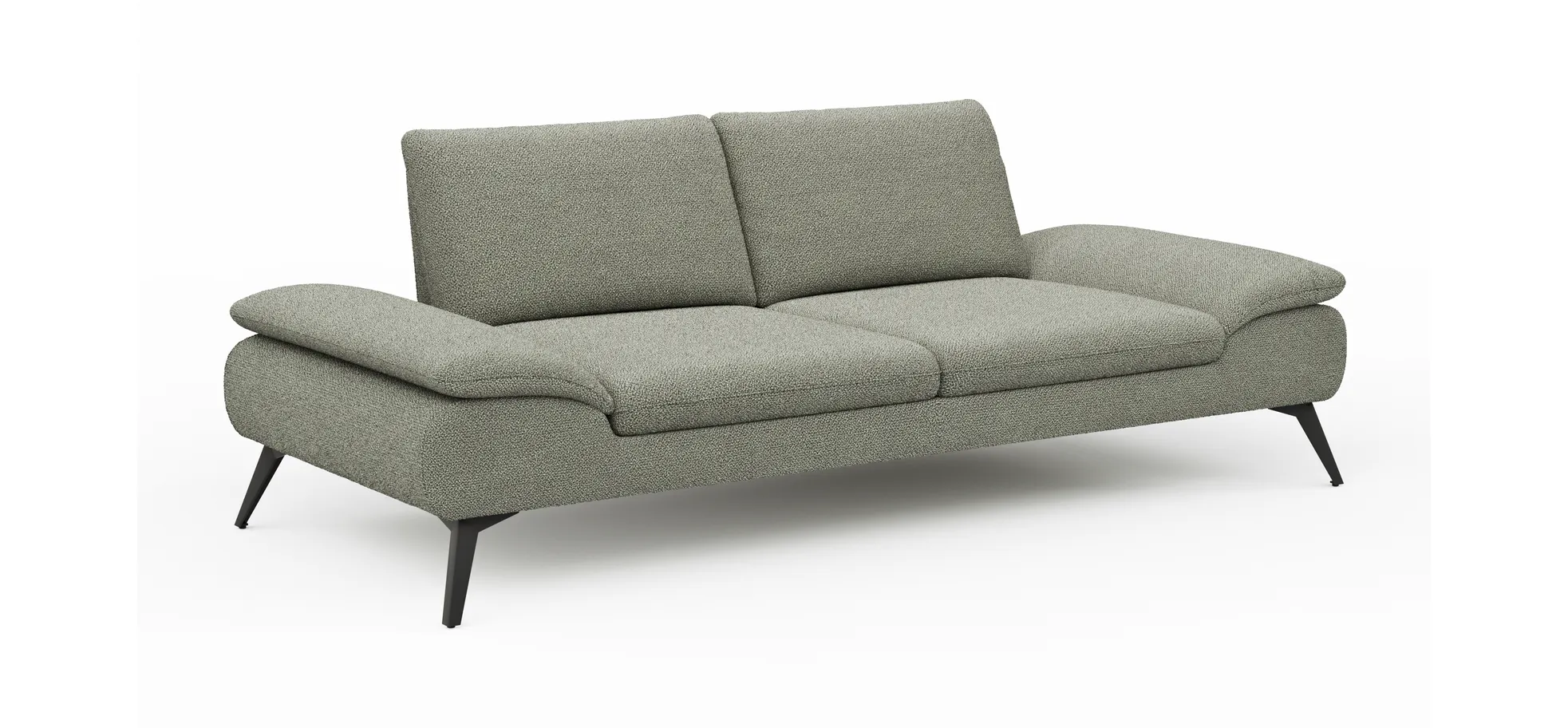 Sofa Collina - 3-Sitzer, Stoff, Eukalyptus