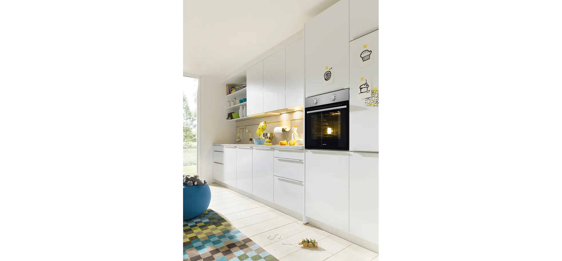 Küchenzeilen 56.100 2 525, Kristallweiß