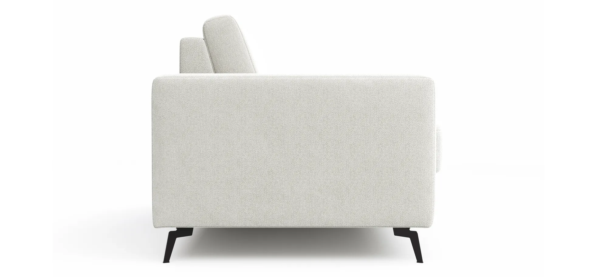 Schlafsofa Laredo - 2,5-Sitzer inkl. Schlaffunktion, Stoff, Offwhite