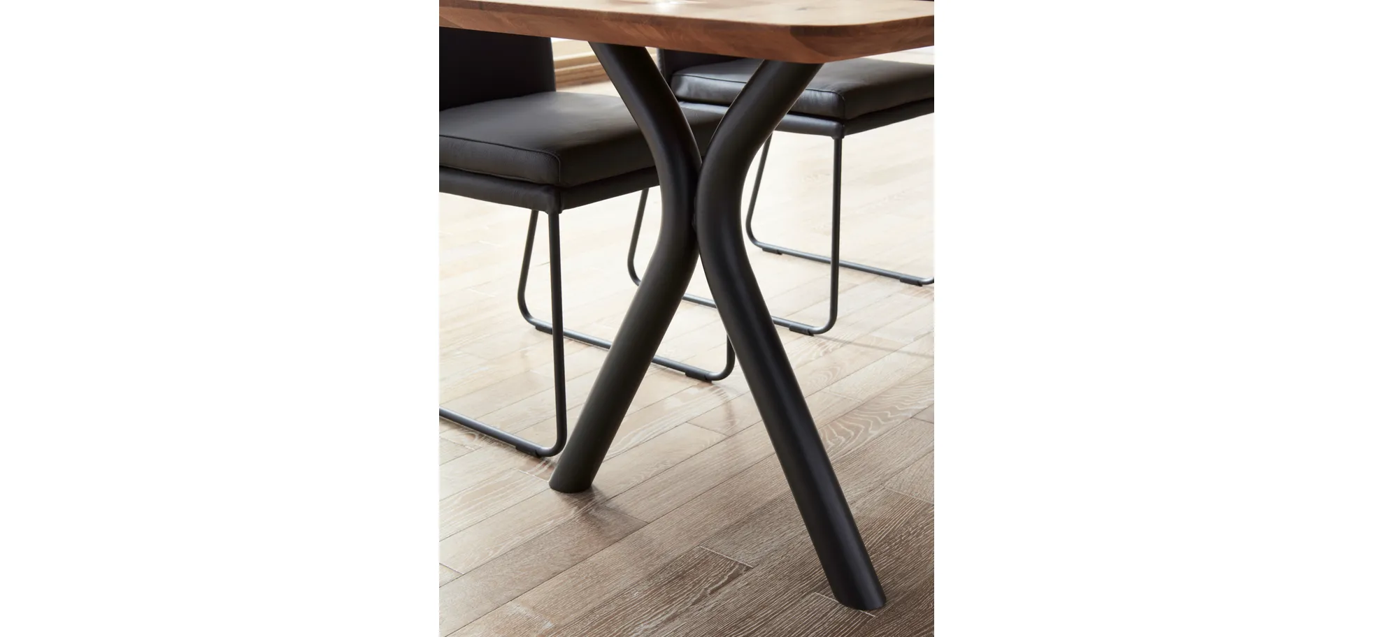 Esstisch 3150 - LB ca. 200x100 cm, Eiche massiv geölt