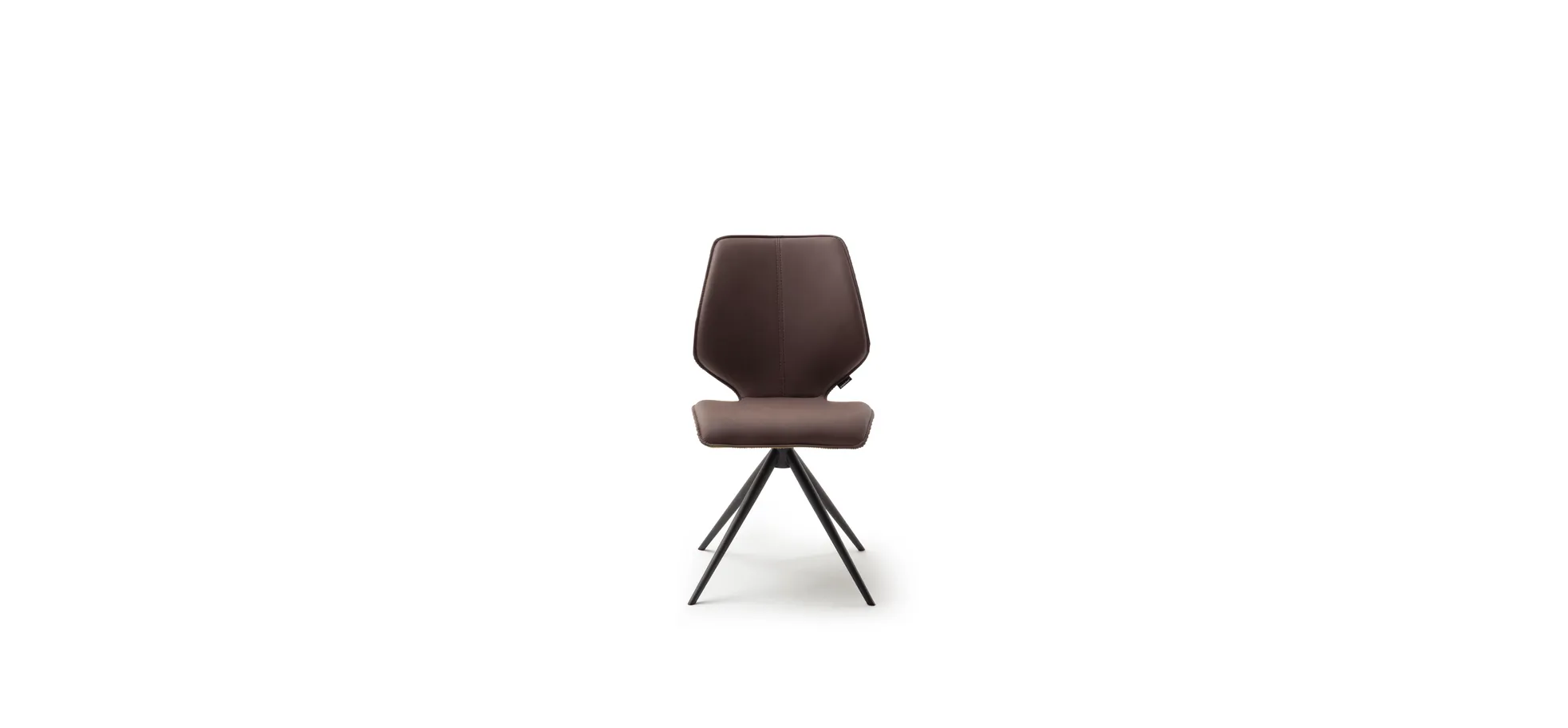 Stuhl Penthouse comfy - Drebhar, Kunstleder, Dunkelbraun, Stoff, Pistazie