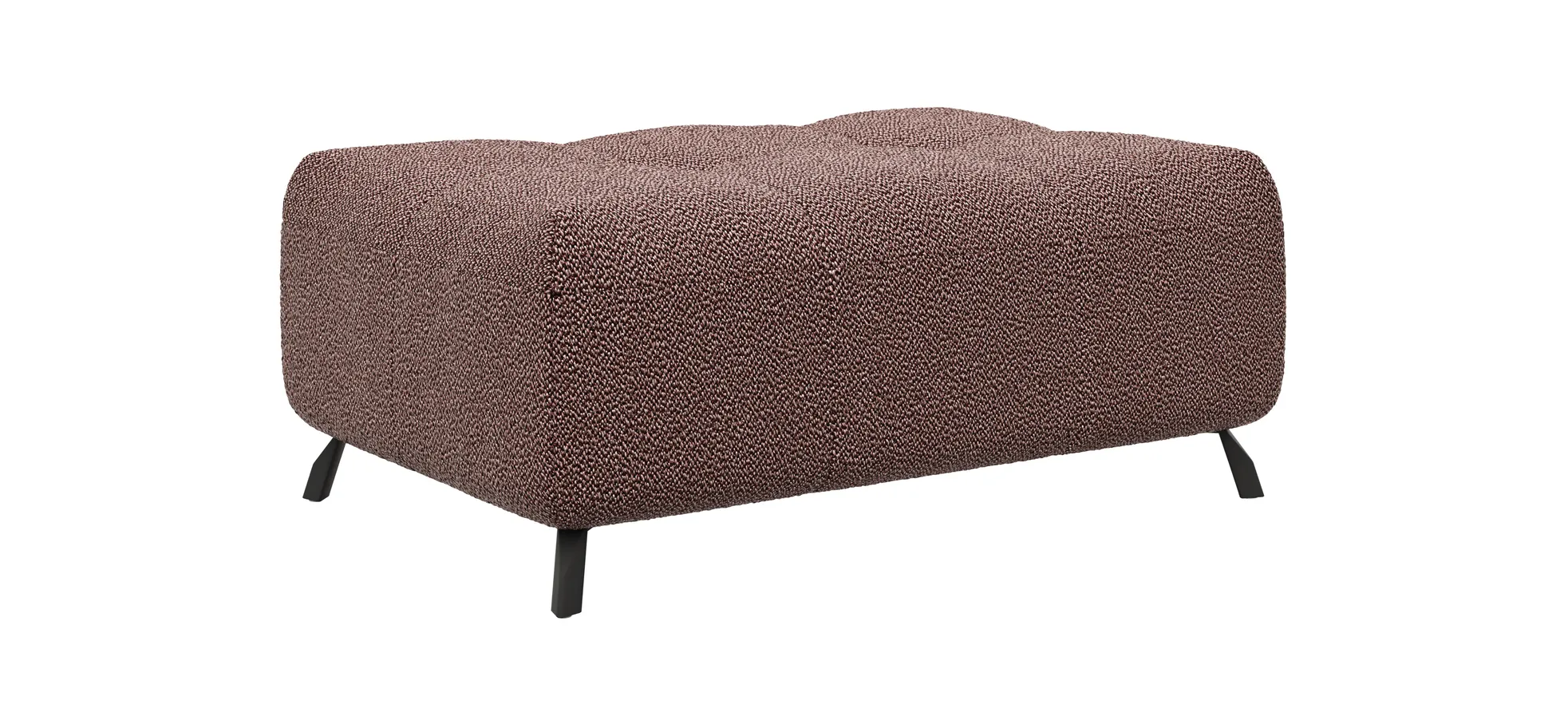 Hocker Comodo - Stoff, Pfirsich