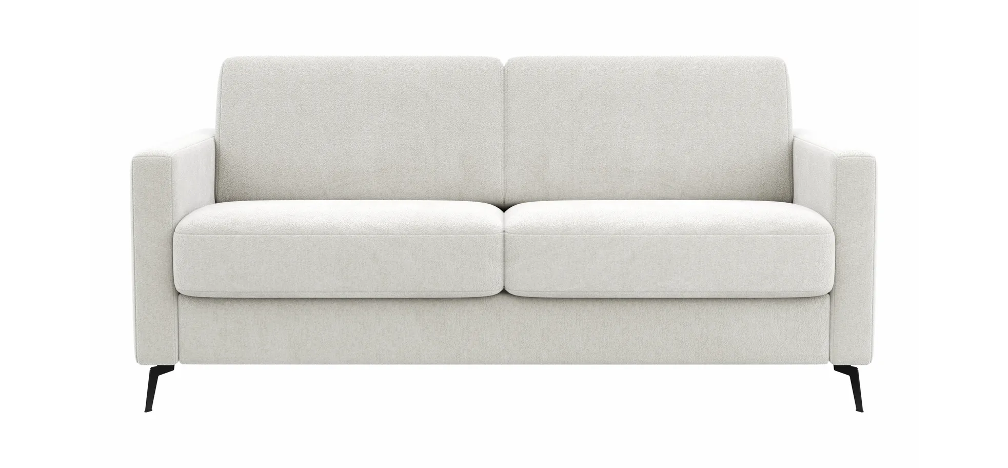 Schlafsofa Laredo - 2,5-Sitzer inkl. Schlaffunktion, Stoff, Offwhite 3028545