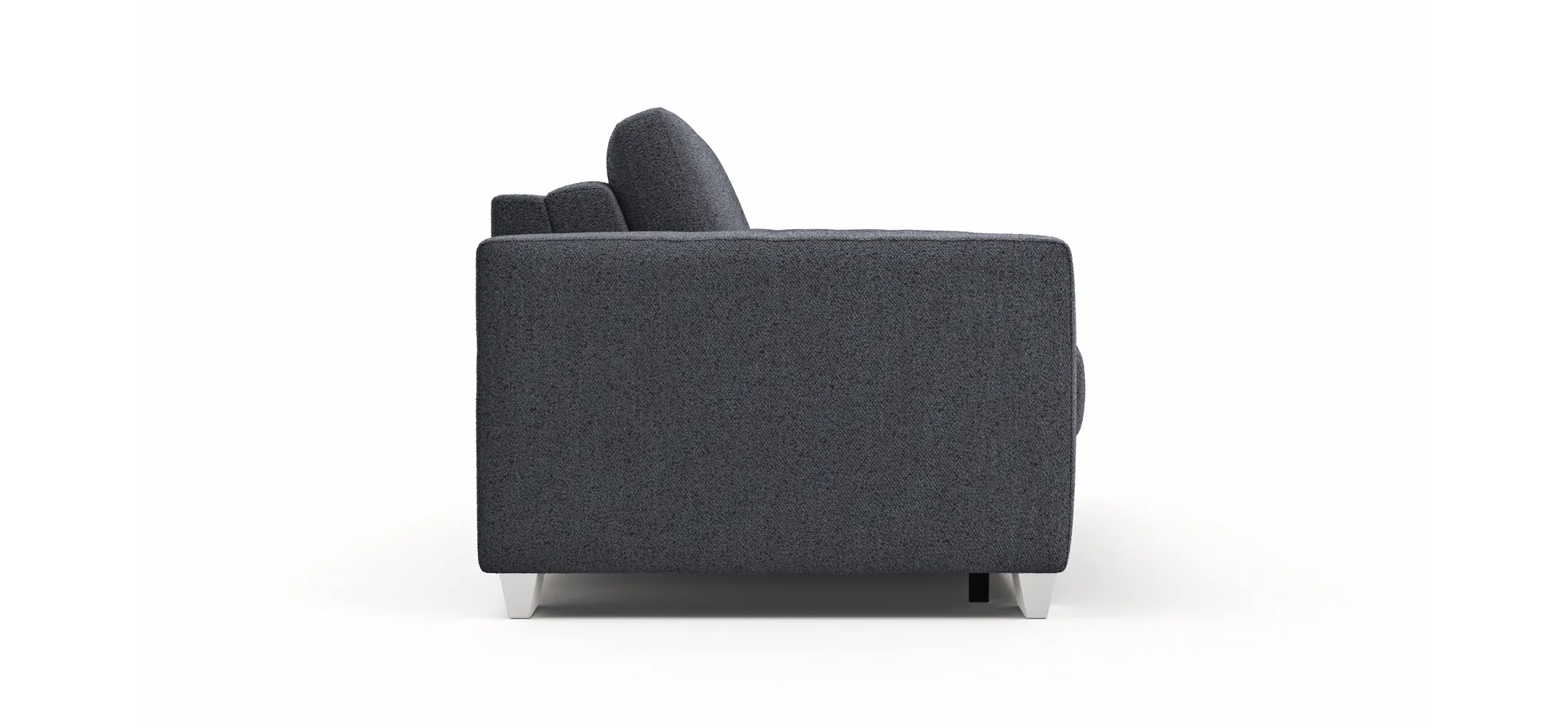 Sofa Nuoro - 2,5-Sitzer inkl. Schlaffunktion, Armlehne breit, Stoff, Eisblau