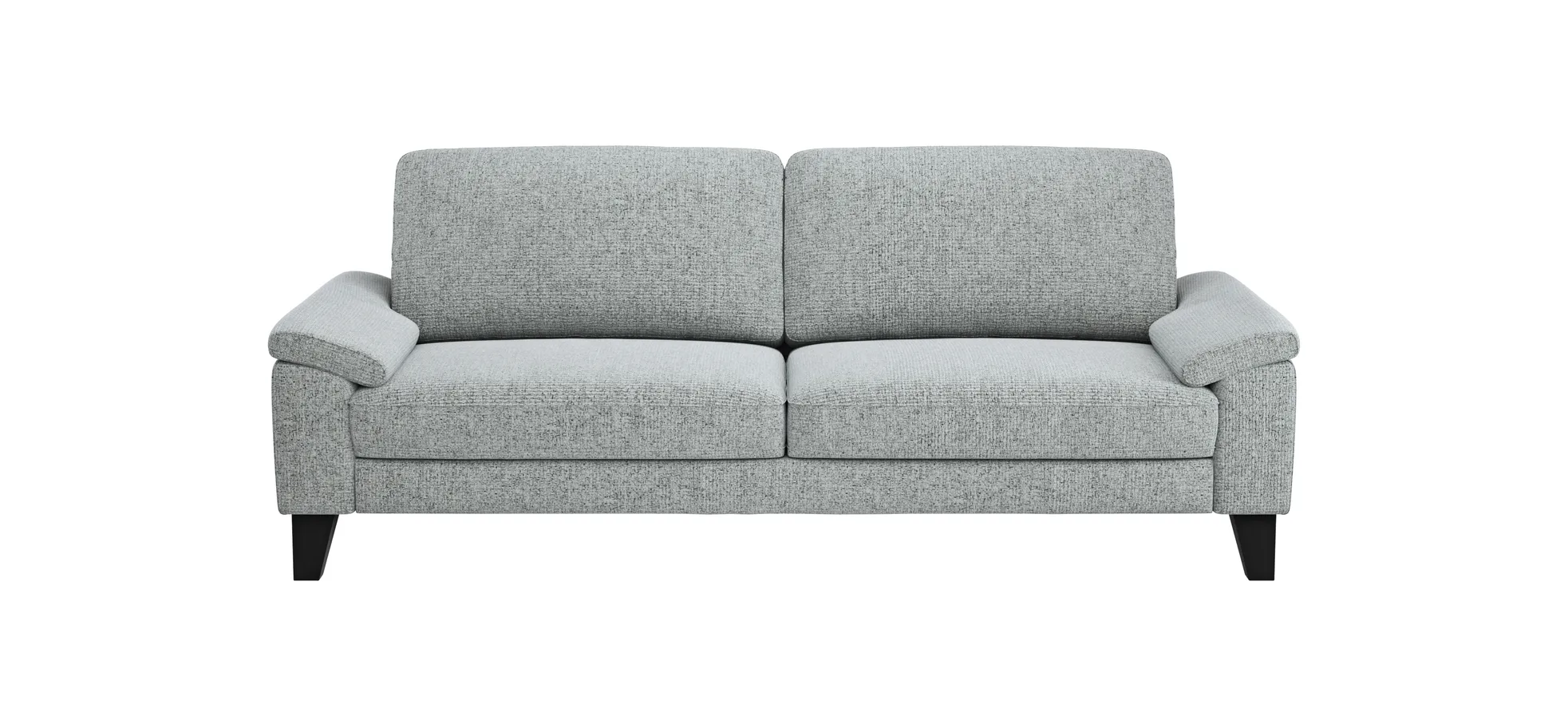 Sofa Oviedo - 3-Sitzer, Stoff, Hellgrau 102293