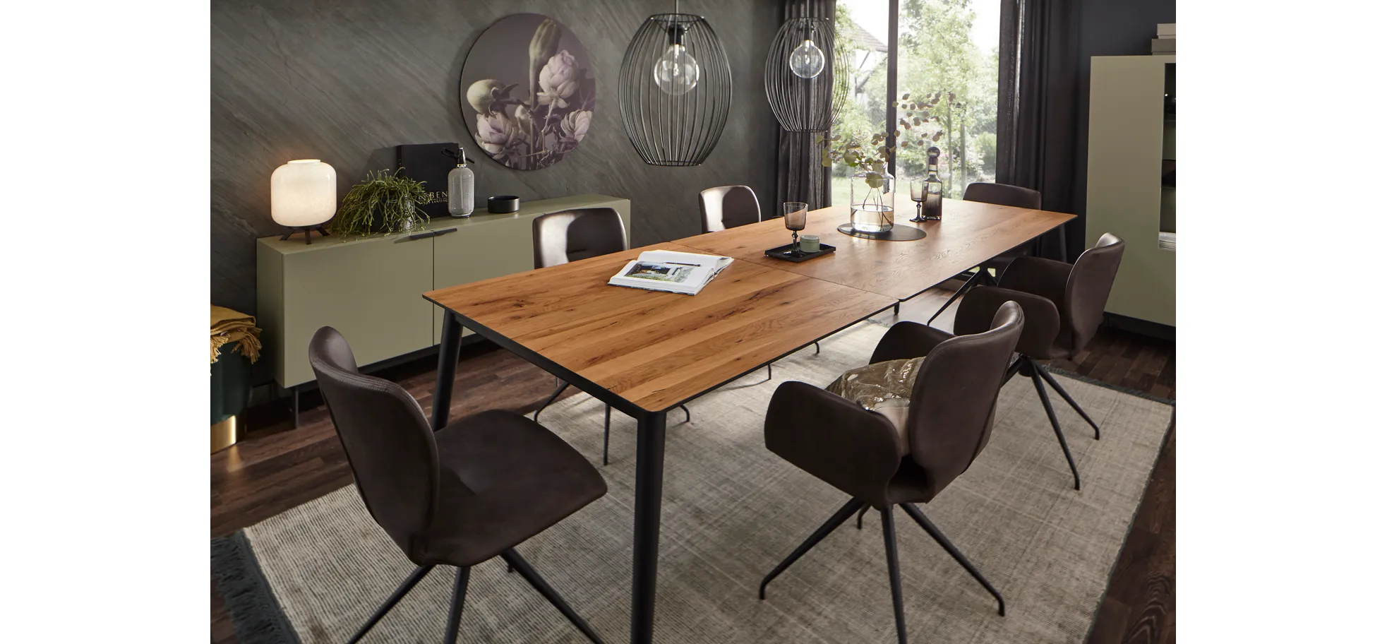 Stuhl Saltino - Leder, Dunkelbraun