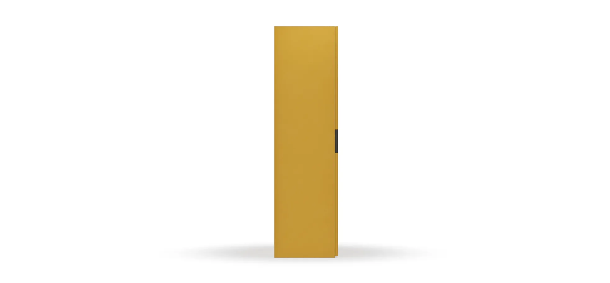 Schiebetürenschrank Loretto - B ca. 280 cm, Lack matt, Safrangelb