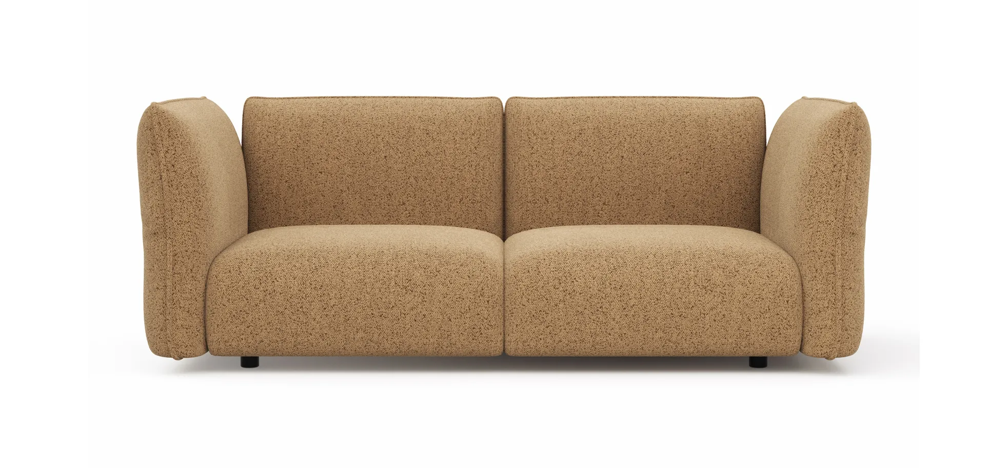 Sofa Motone - 3-Sitzer, Stoff, Kurkuma