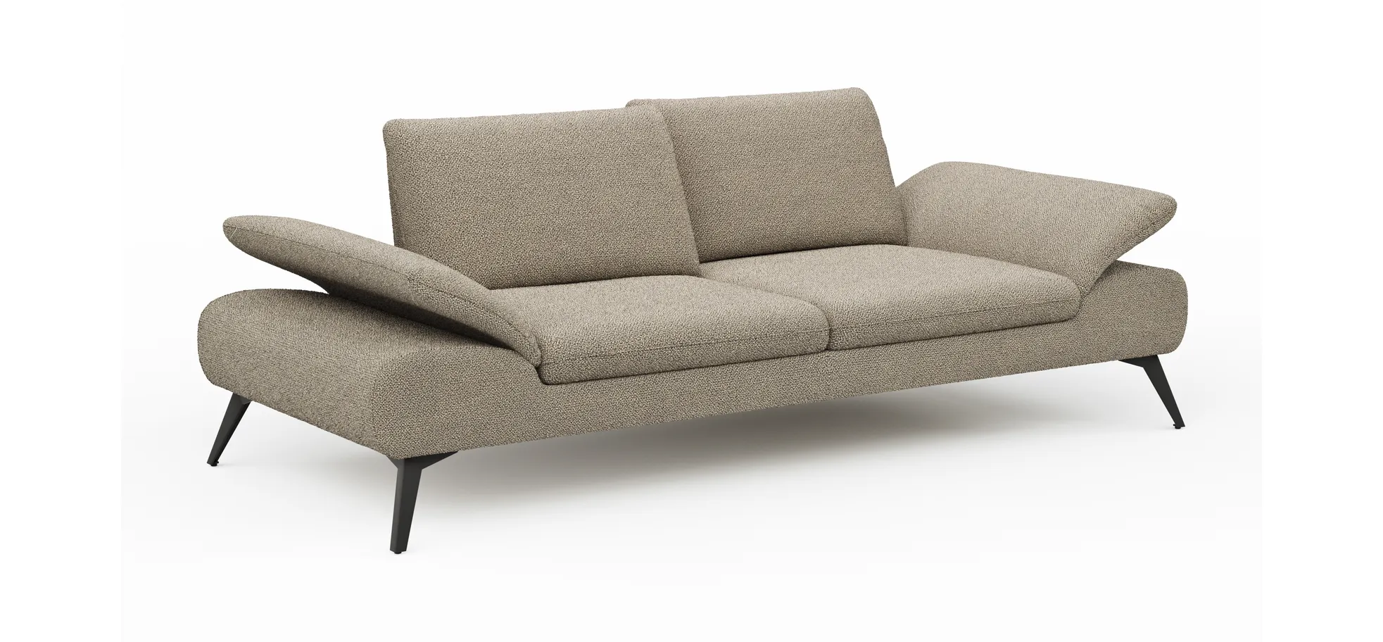 Sofa Collina - 3-Sitzer, Stoff, Beige