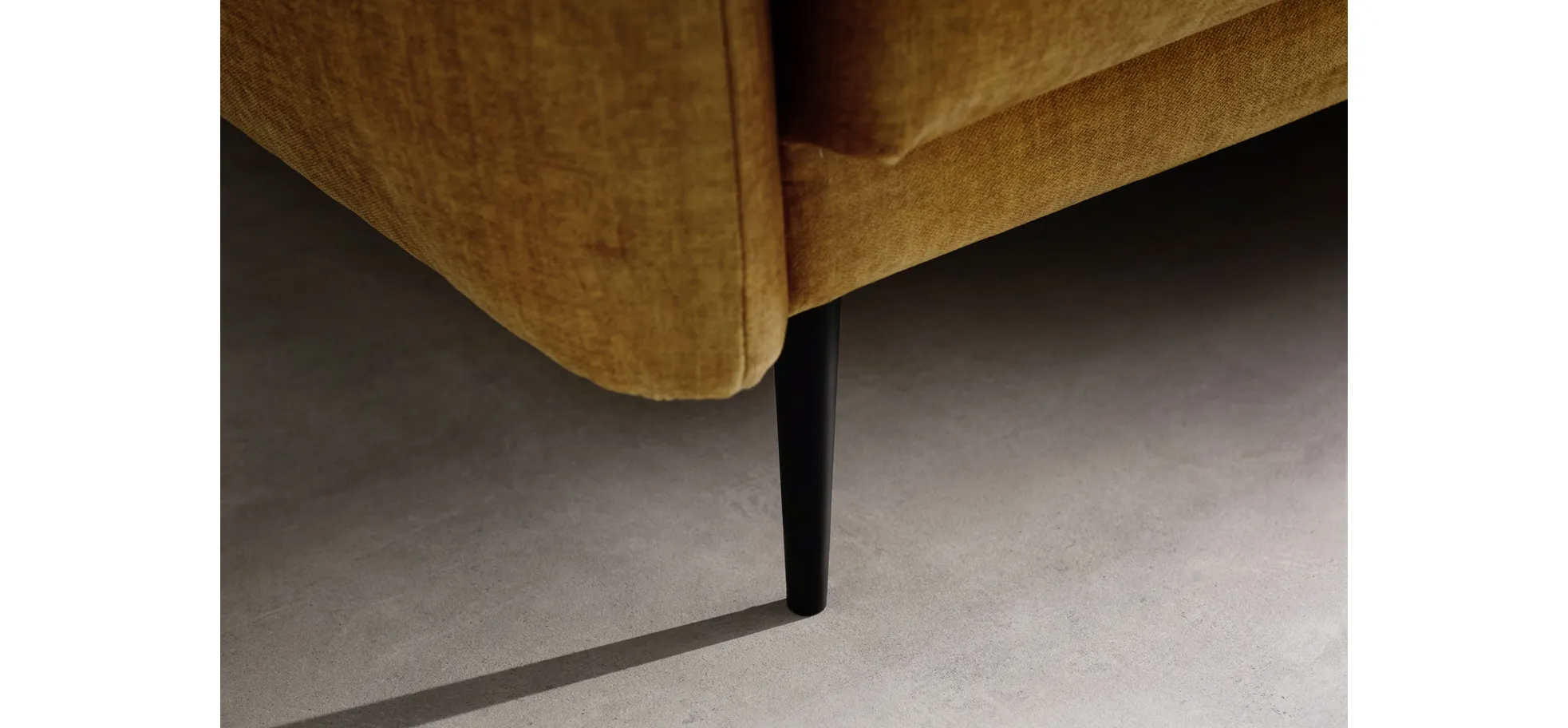 Schlafsofa Nettuno - 3-Sitzer, inkl. Schlaffunktion, Velour, Champagner