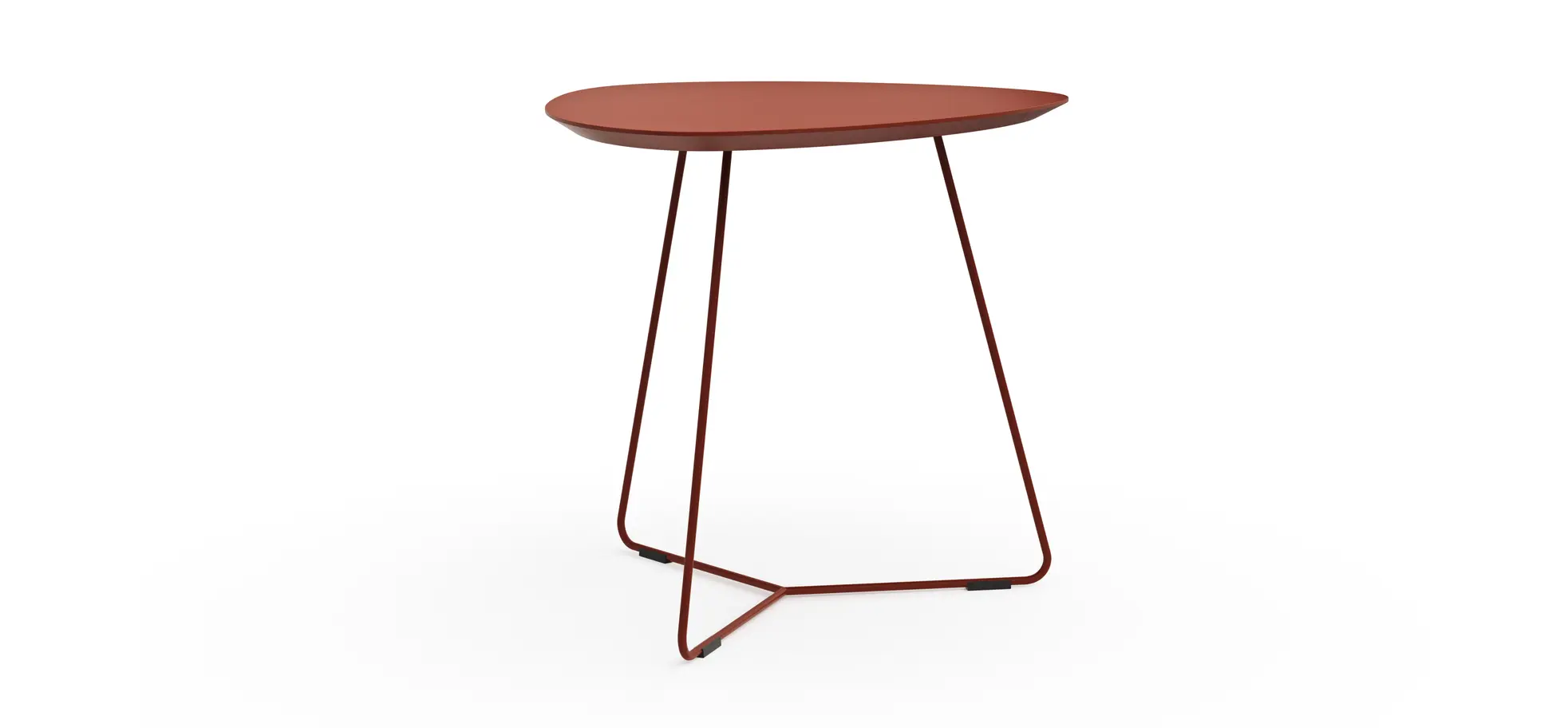 Ecktisch Fano - LBH ca. 59x50x50 cm, Fenix, Siena