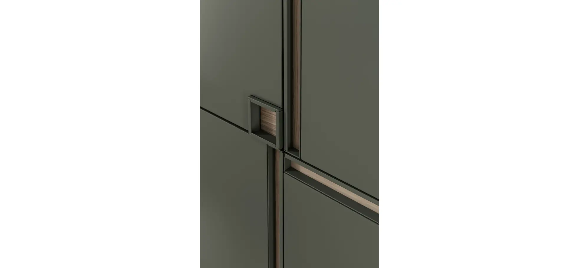 Highboard Venzone - BHT ca. 109x148x41 cm, Lack, Jade