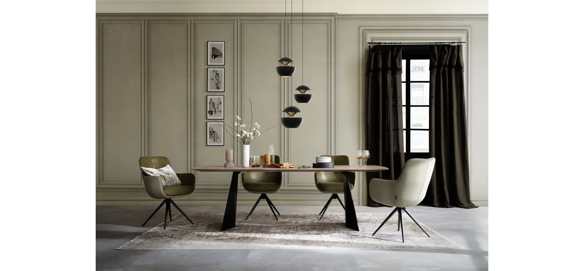 Armlehnstuhl Mis - Drehbar, Stoff, Weinrot, Gestell, Anthrazit