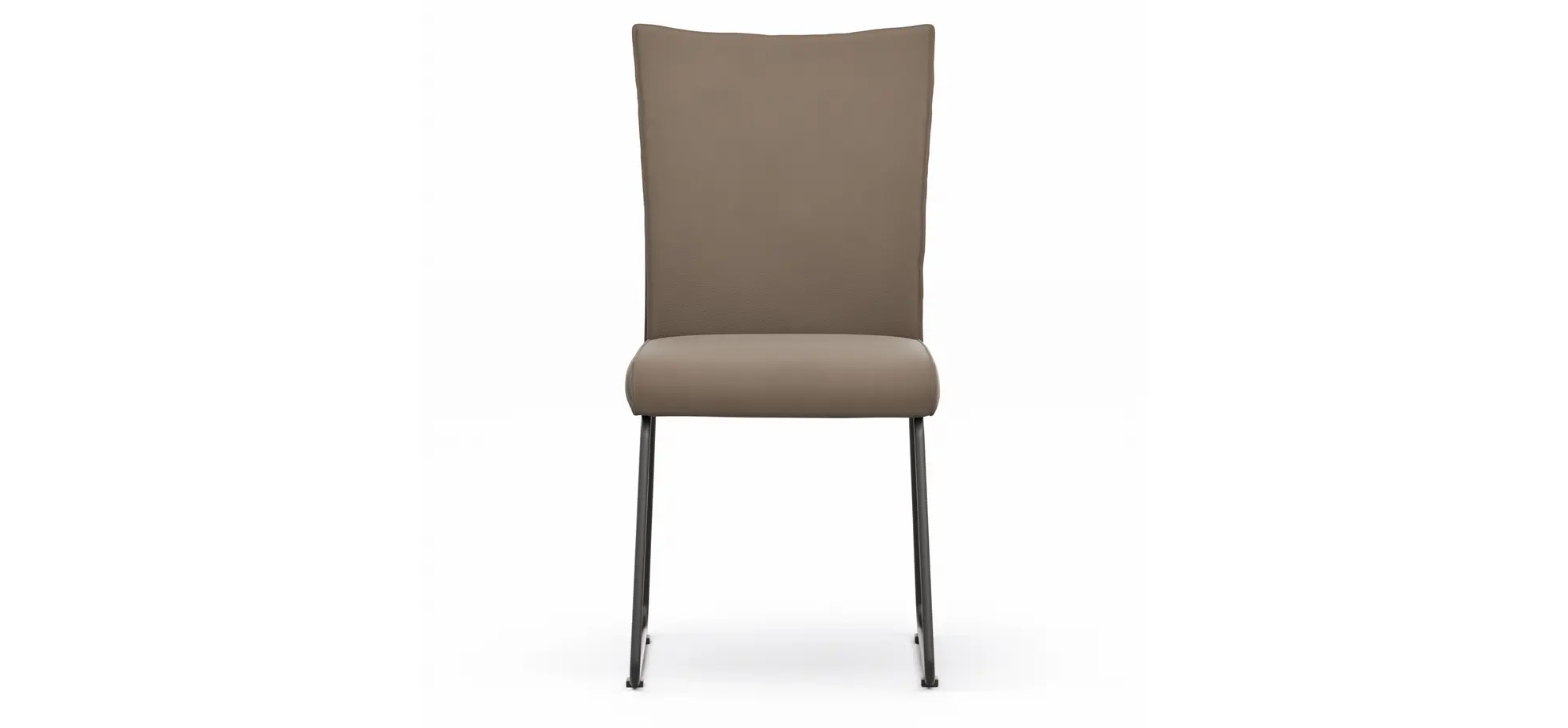 Stuhl Florea - Leder, Kitt