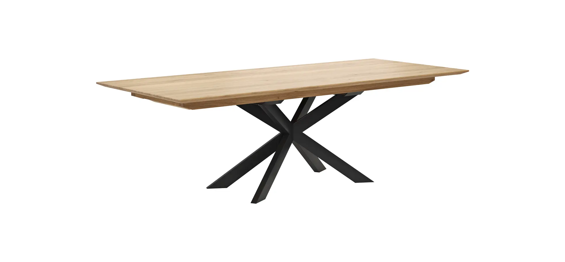 Esstisch Talara Lola - beidseitig ausziehbar, LB ca. 240x100cm, Wildeiche Bianco 118687