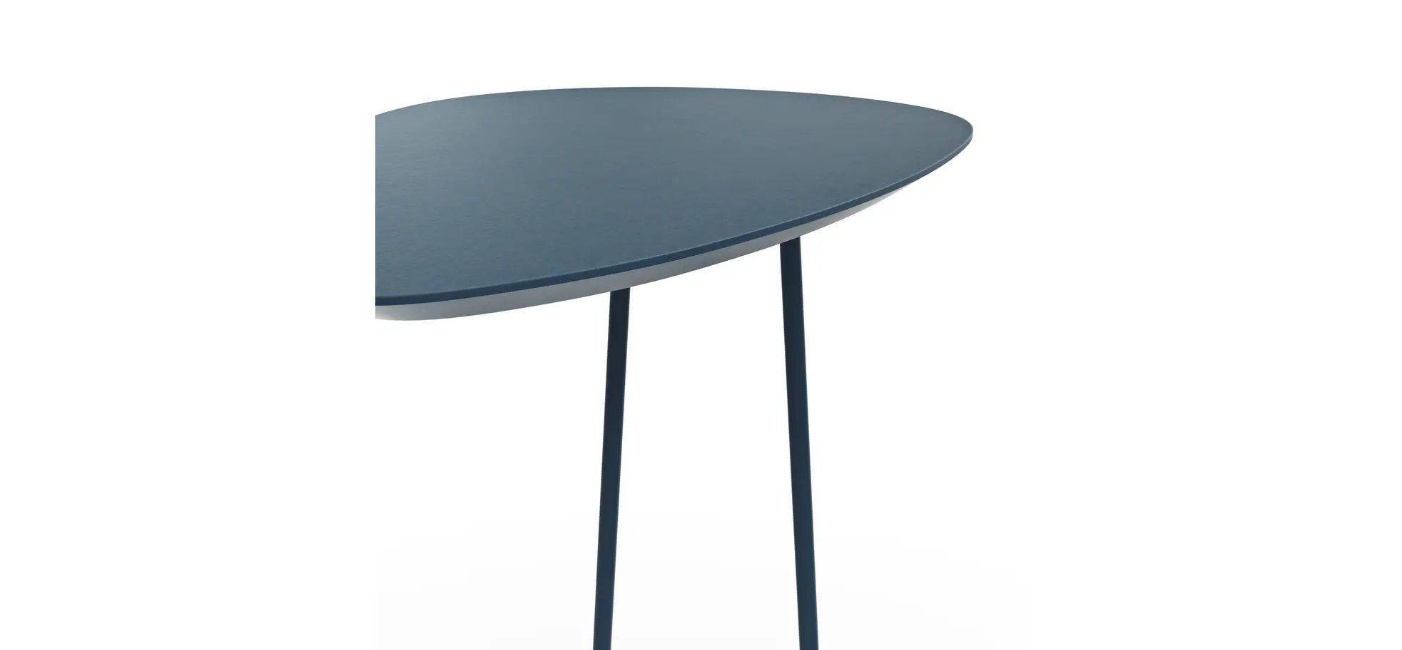 Sofatisch Fano - LBH ca. 57x39x54 cm, Fenix, Dunkelblau