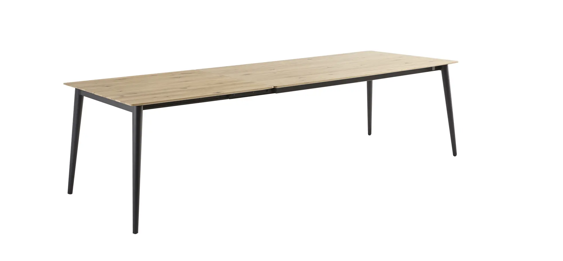 Esstisch Saltino - ausziehbar, LB ca. 180x100 cm, Wildeiche massiv 135294