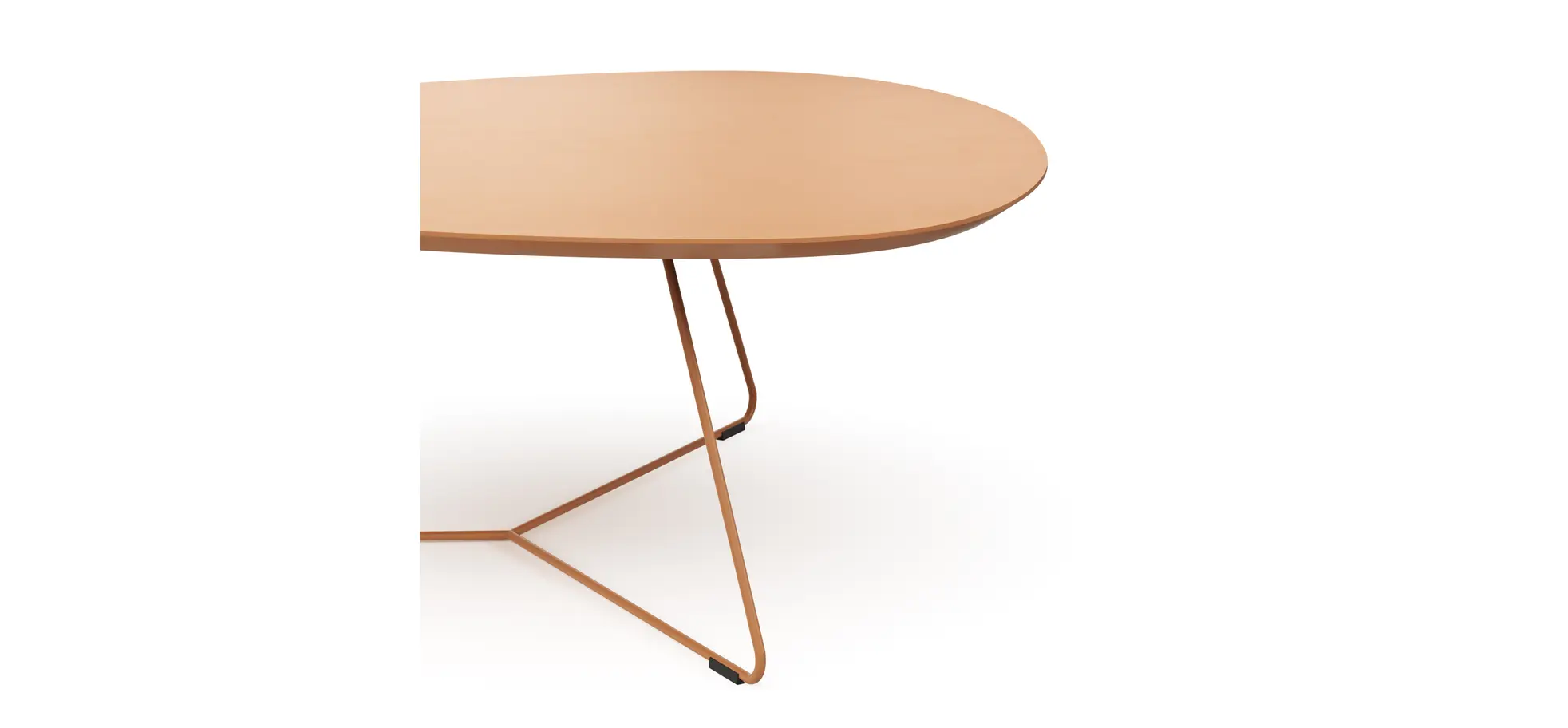 Couchtisch Fano - LBH ca. 96x86x38 cm, Fenix, Beige