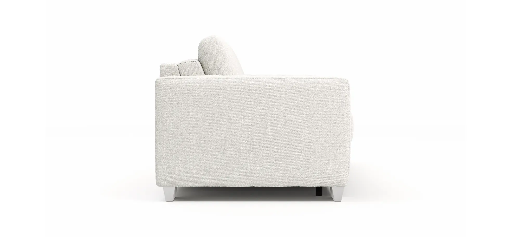 Sofa Nuoro - 2,5-Sitzer inkl. Schlaffunktion, Armlehne breit, Stoff, Natur