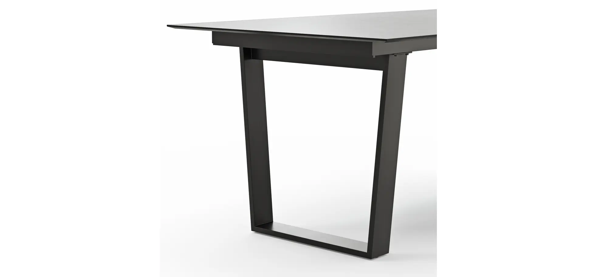 Esstisch Dinner - LB ca. 180x95 cm, Kunststoff, Hellgrau