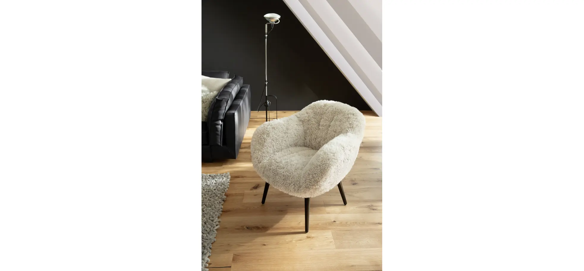 Sessel Sevano - Kunstfell, natur