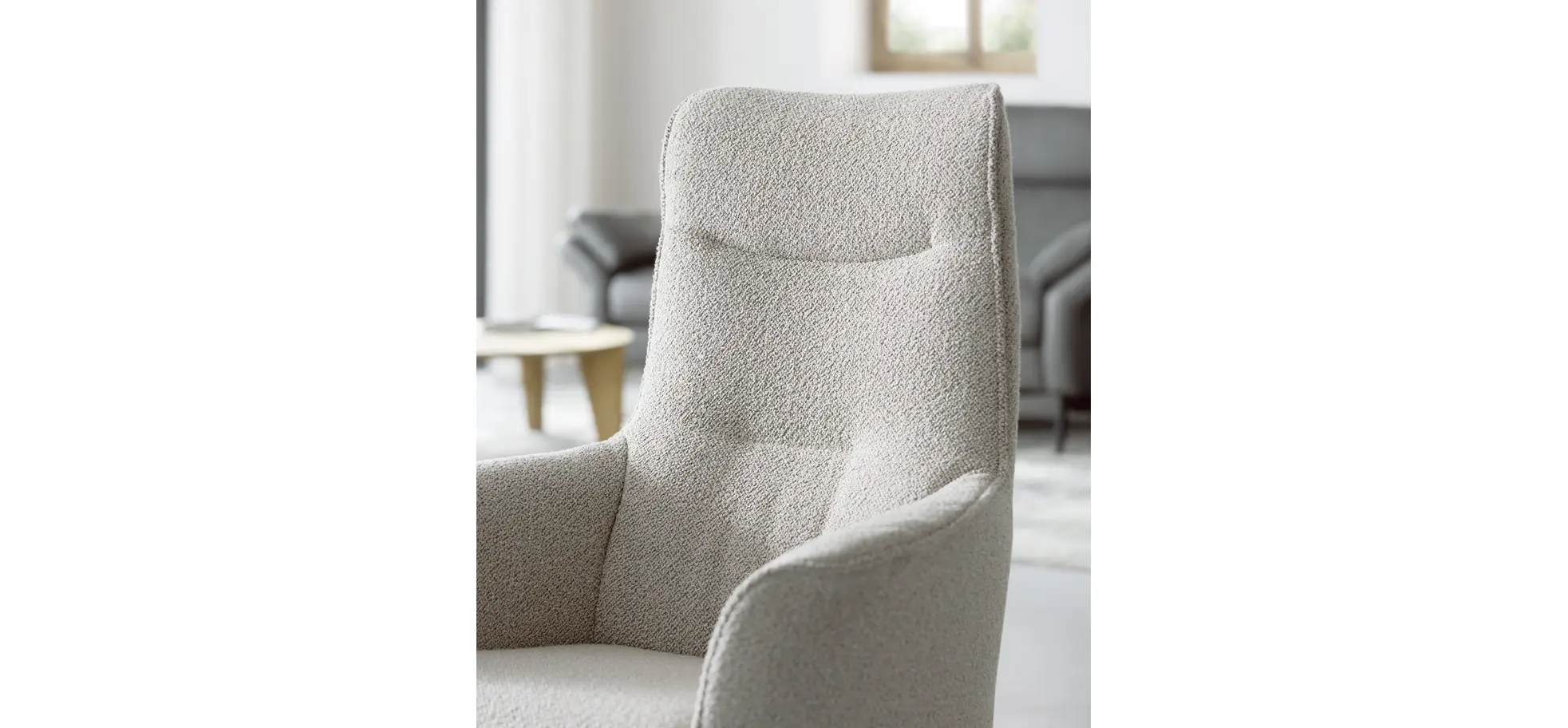 Relaxsessel Riposo - inkl. motorischer Relaxfunktion, Stoff, Graubeige