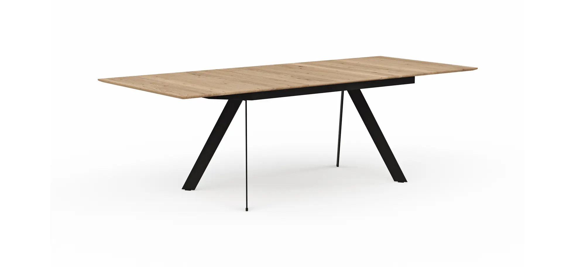 Esstisch Dinner - ausziehbar, LB ca. 180x100 cm, Eiche massiv