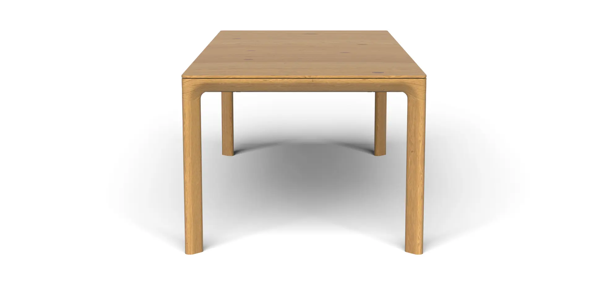 Esstisch 3400 - ausziehbar, LB ca. 220x100cm, Asteiche massiv