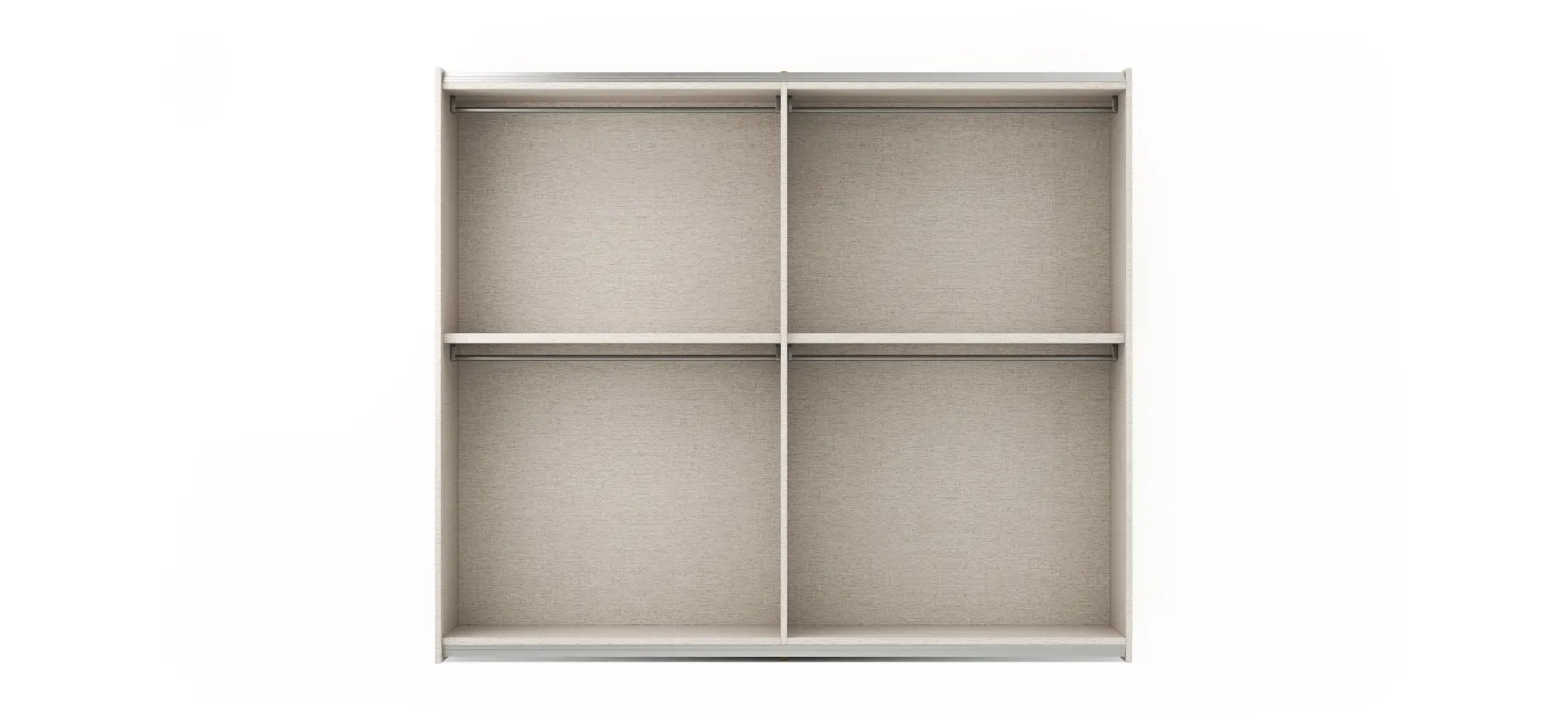 Schiebetürenschrank Loretto - B ca. 280 cm, Lack matt, Safrangelb