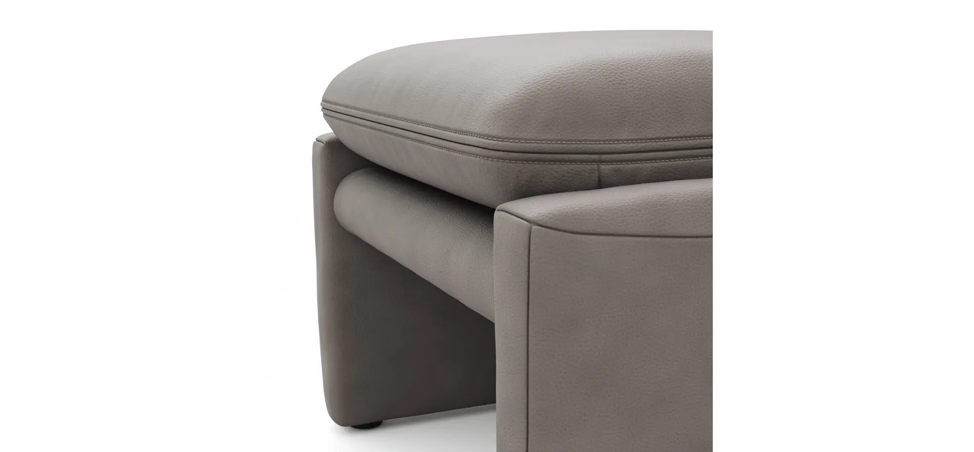 Hocker Tenero - inkl. Sitzhöhe verstellbar, Stoff, Grau