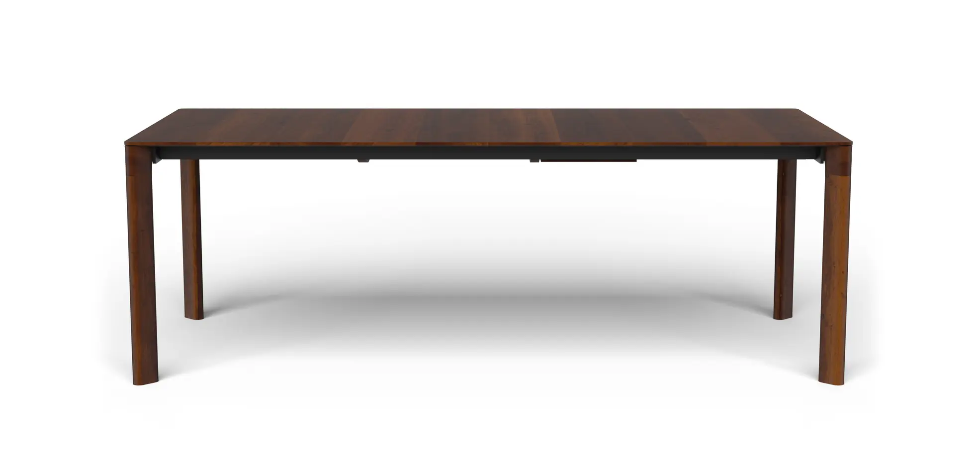 Esstisch 3400 - ausziehbar, LB ca. 220x100 cm, Astiger Nussbaum massiv