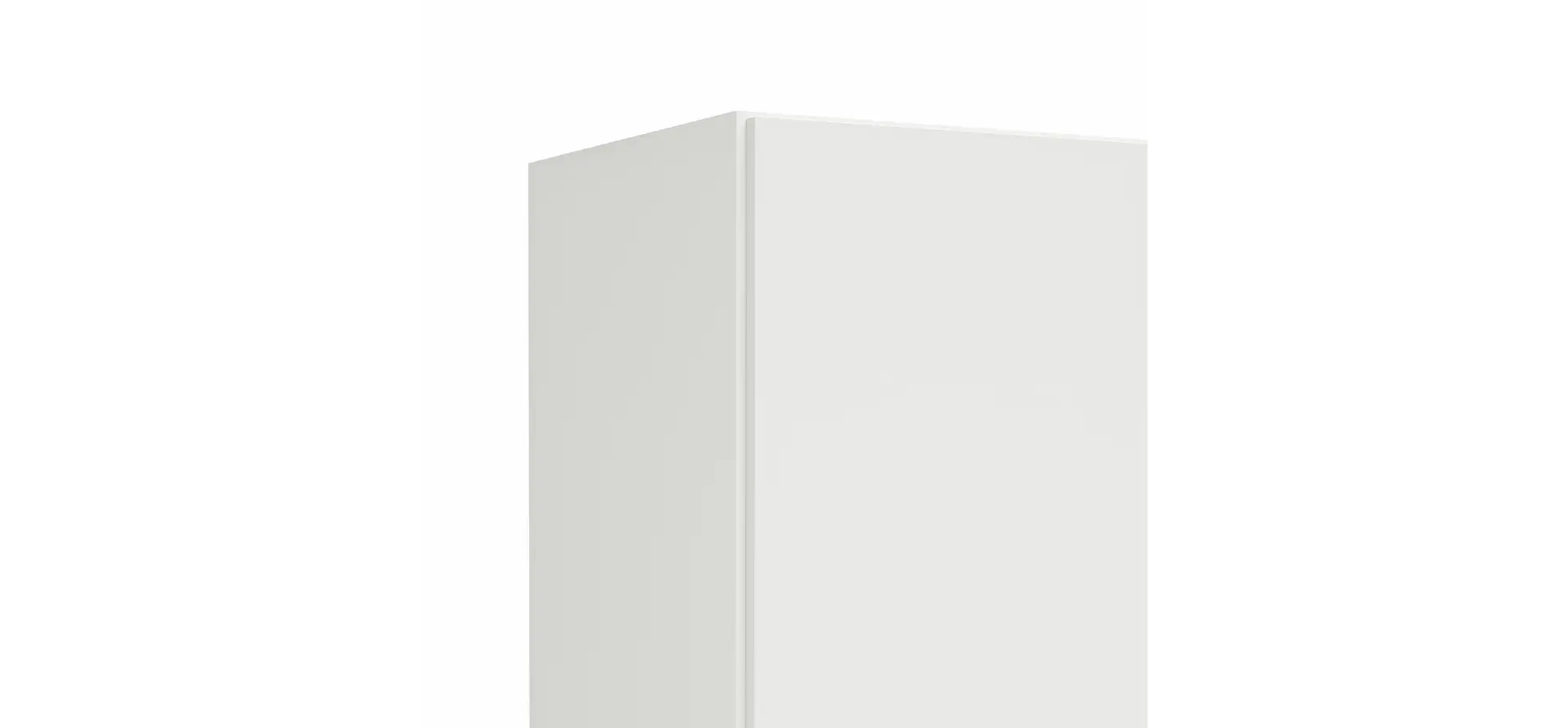 Drehtürenschrank Viana - B. ca. 299 cm, Lack, Weiß