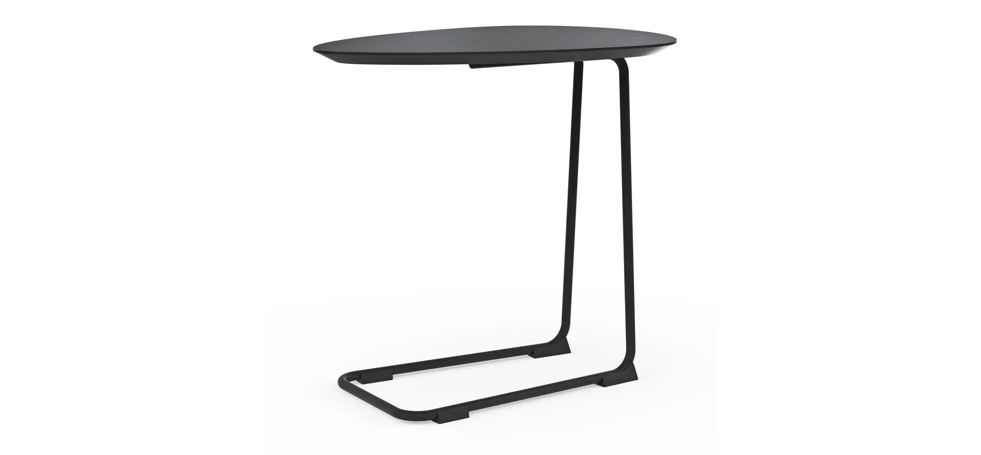 Sofatisch Fano - LBH ca. 57x39x54 cm, Fenix, Schwarz