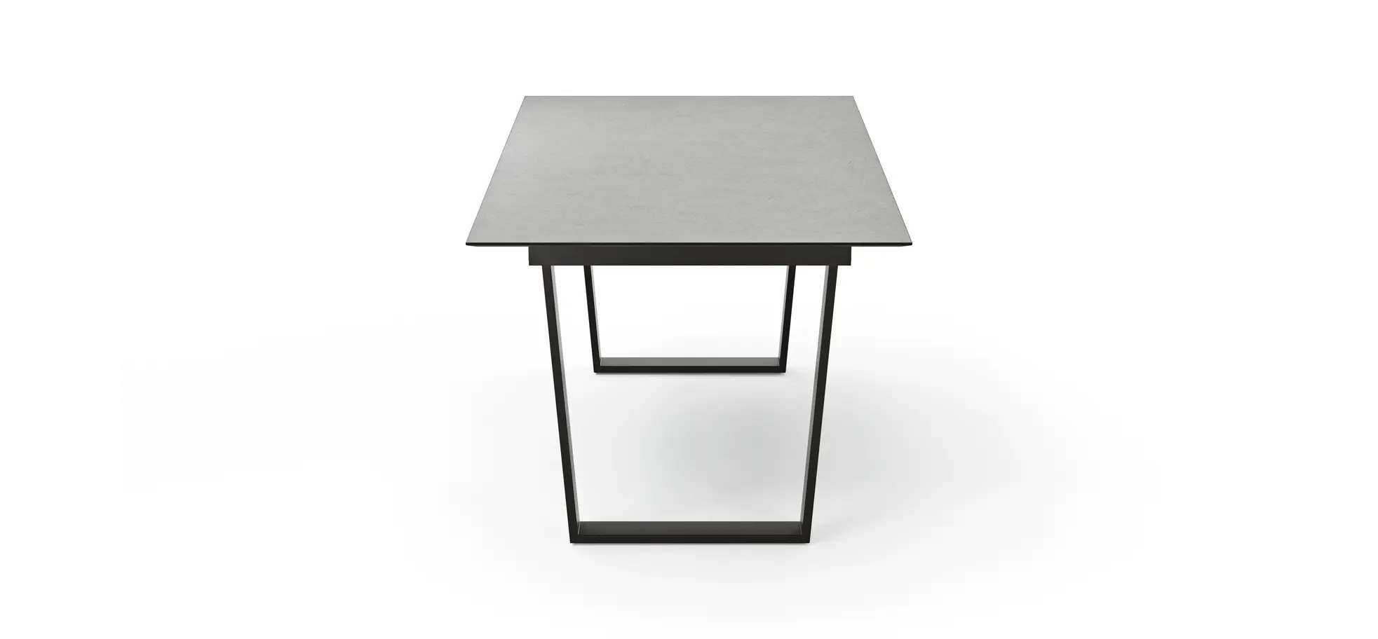 Esstisch Dinner - verlängerbar, LB ca. 200x95 cm, Kunststoff, Hellgrau