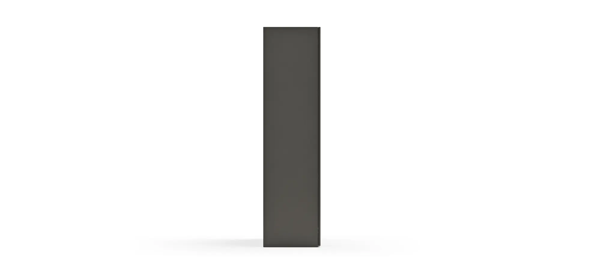 Drehtürenschrank Loretto - B ca. 254 cm, Melamin matt, Anthrazit