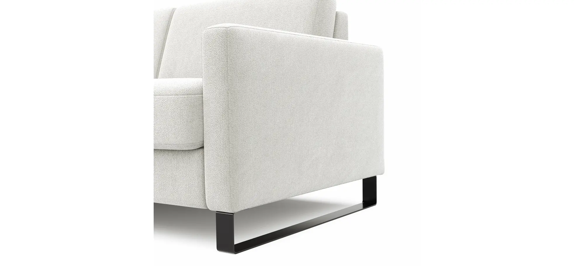 Schlafsofa Laredo - Longchair mit 2-Sitzer rechts inkl. Schlaffunktion mit Bettkasten, Stoff, Graubeige