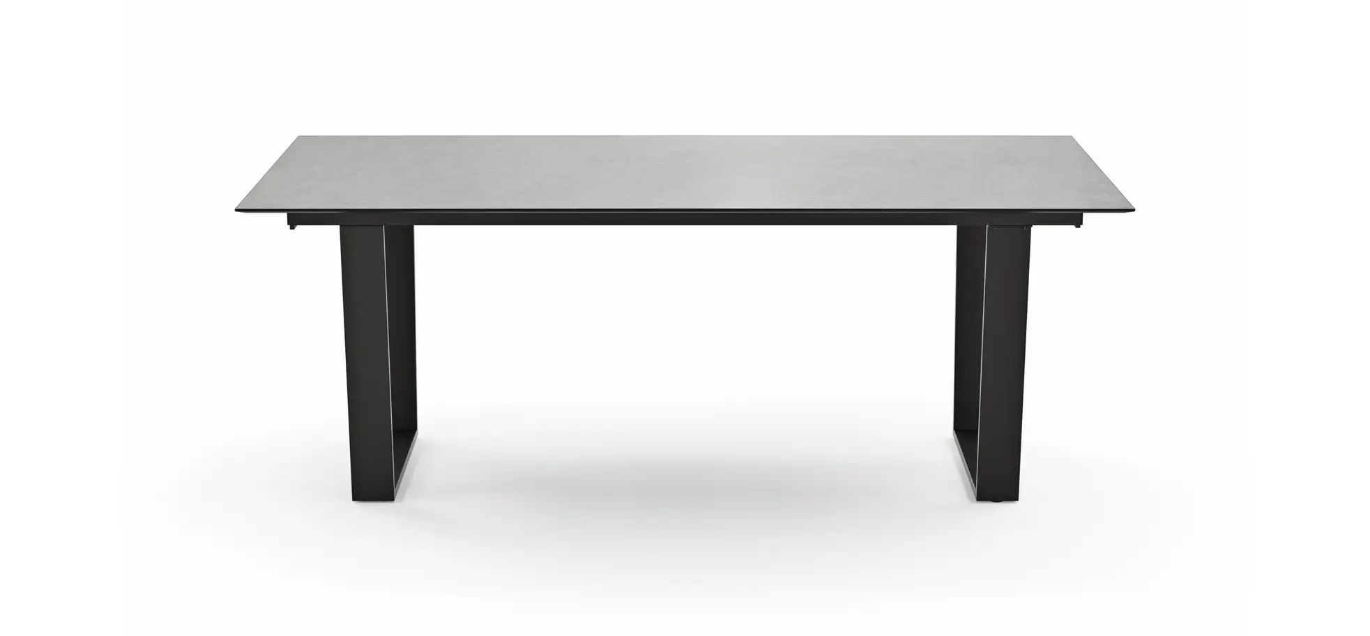 Esstisch Dinner - verlängerbar, LB ca. 200x95 cm, Kunststoff, Hellgrau